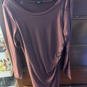 Vici Ruched mauve Bodycon dress